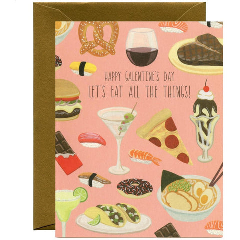 Happy Galentine's Day! Feast Card
