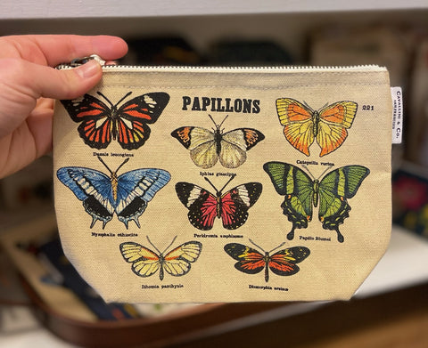 Papillons Vintage Pouch