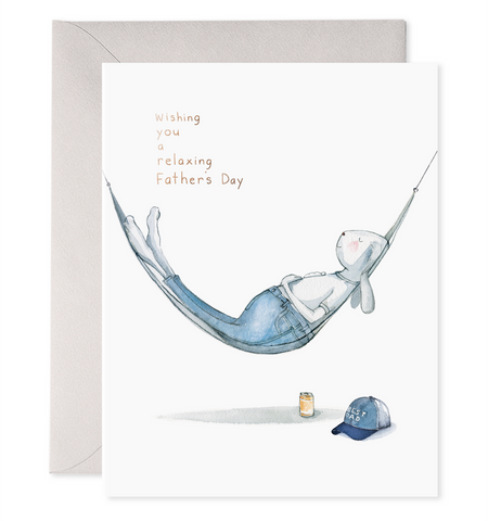 Wishing You A Relaxing Father's Day Hammock Card