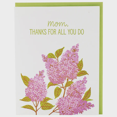 Blooming Lilac's Mother's Day Card