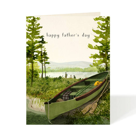 Happy Father's Day Canoe Card