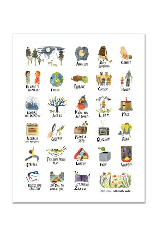 ABC's of Life Print