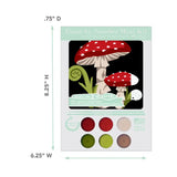 Fly Agaric Mushrooms Paint By Number Mini Kit