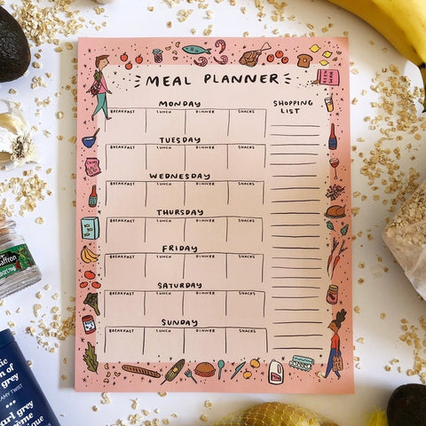 Meal Planner Notepad Abbie