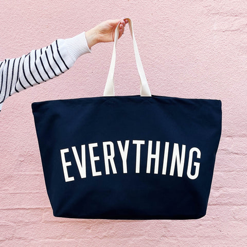 Everything Midnight Blue REALLY Big Bag