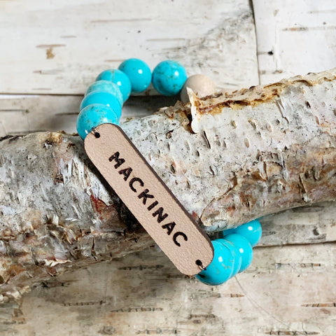 Mackinac Turquoise Stone Diffuser Bracelet